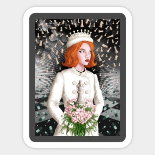 White Queen Supreme Sticker